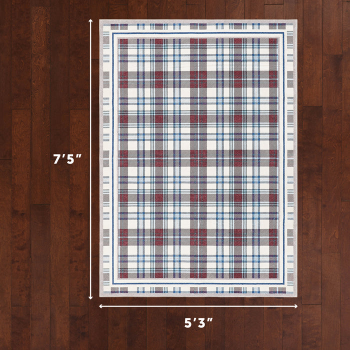 Blue Multi / 5'3" x 7'5"