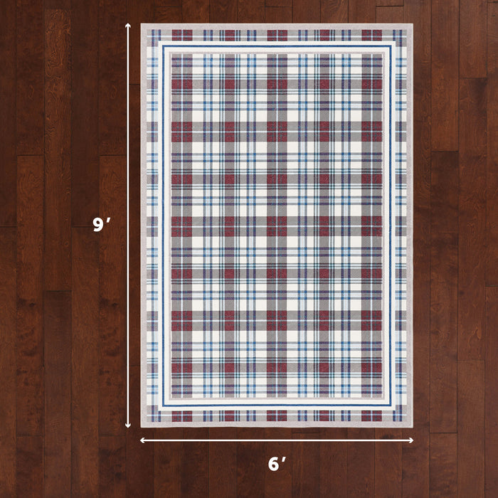 Blue Multi / 6' x 9'