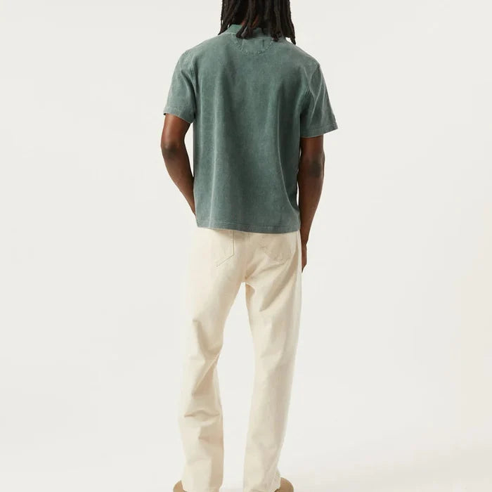 Pique Polo in Army Green