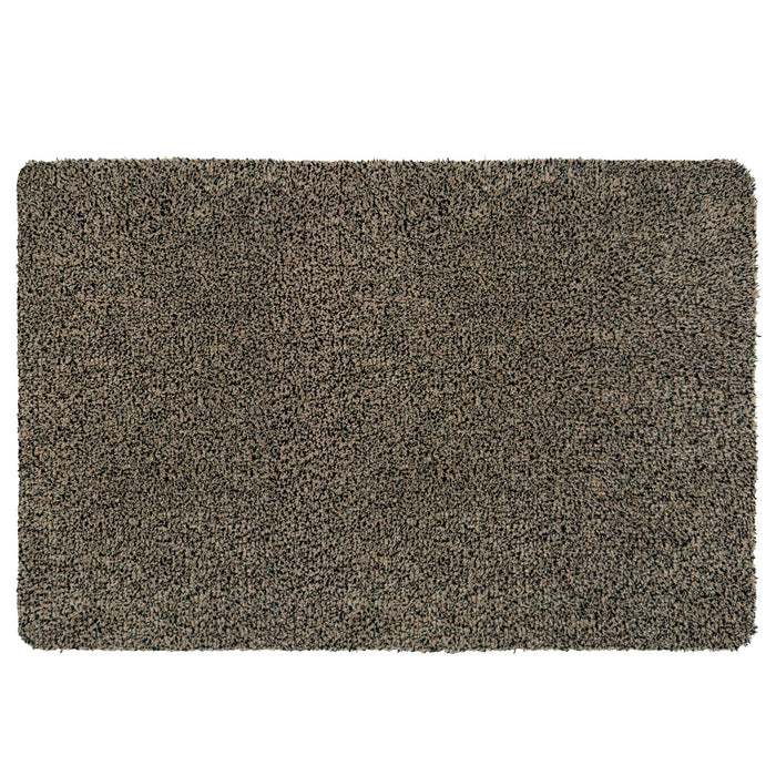 Plain Fleck Coffee Doormat - a 100% recycled material doormat in brown fleck pattern.