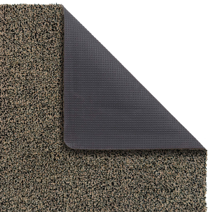 Plain Fleck Coffee Doormat - a 100% recycled material doormat in brown fleck pattern.