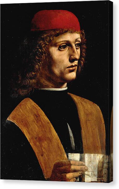 Portrait of a Musician - Canvas Print