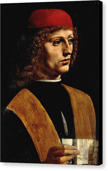 Portrait of a Musician - Canvas Print