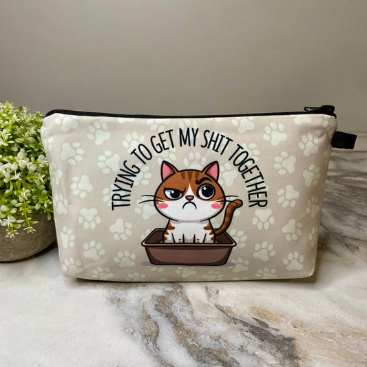 Pouch - Cat, Get Shit Together