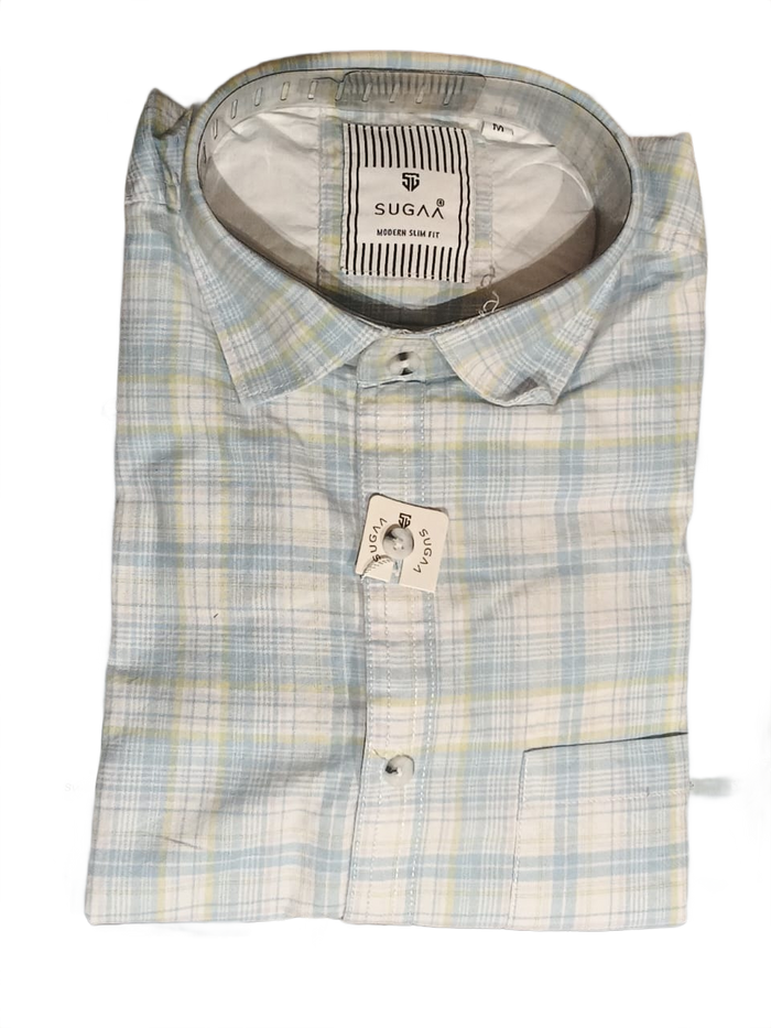 Premium Pastel Check Formal Shirt