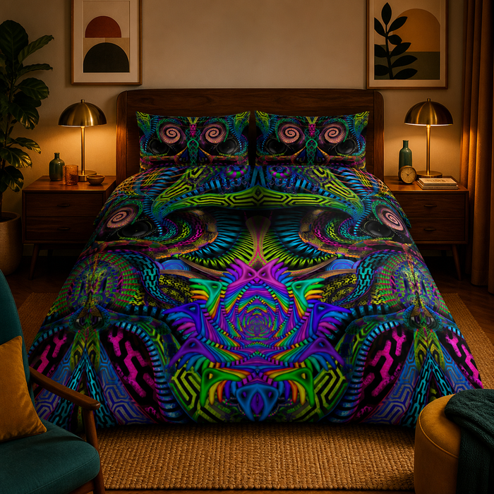 Primordial Bedding Set lifestyle — midcentury