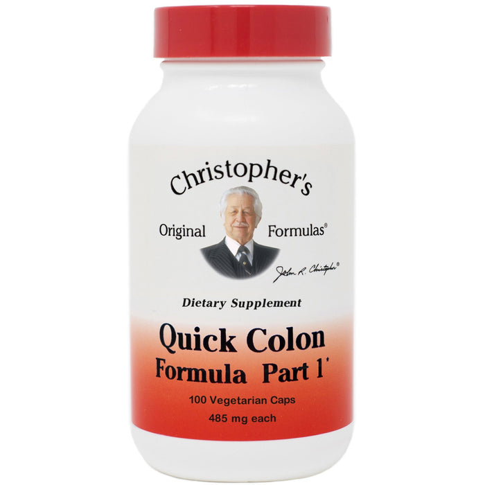 Quick Colon Formula Part 1 - 100 Capsules - Christopher's Herb Shop