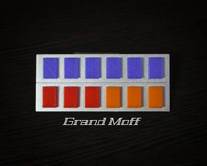 Grand Moff rank badge replica for Star Wars Tarkin cosplay