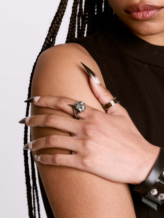 Raven Skull Ring