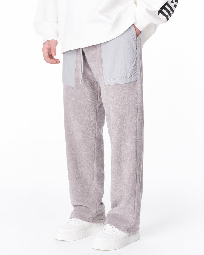 RebellionFire Street Style Gray Fleece Sweatpants