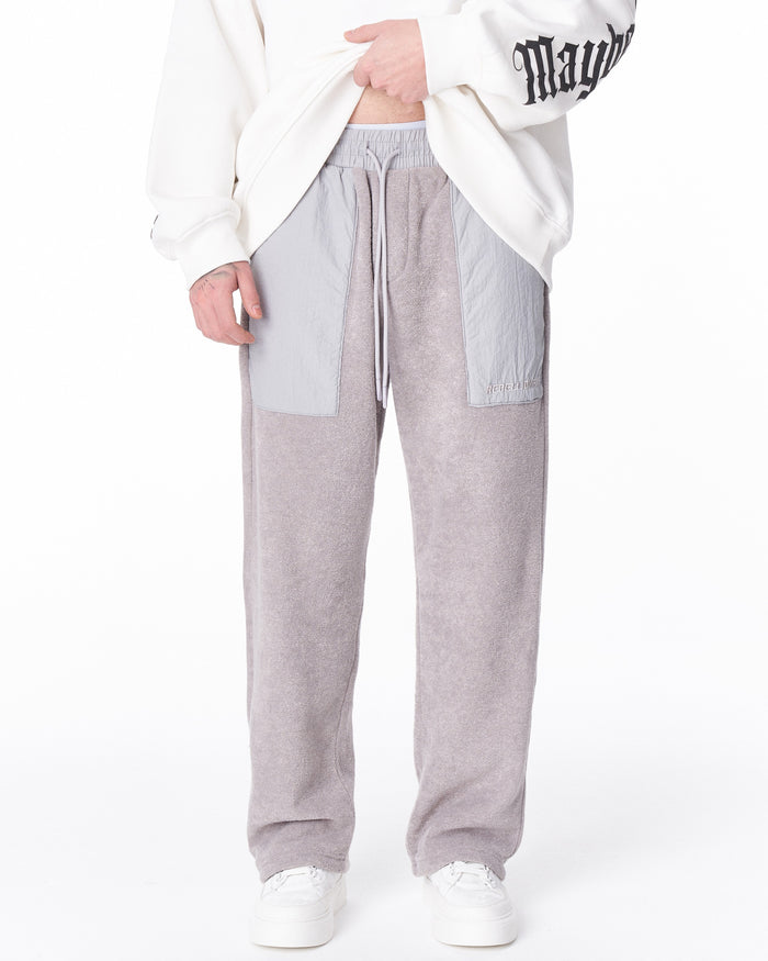 RebellionFire Street Style Gray Fleece Sweatpants (2)