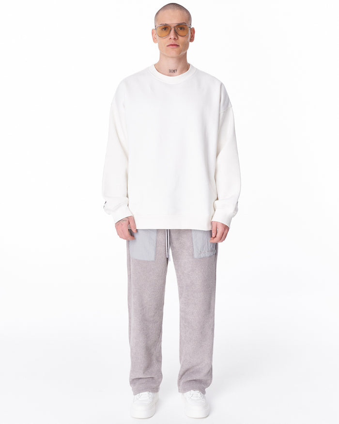 RebellionFire Street Style Gray Fleece Sweatpants (4)