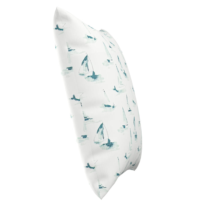Regatta Sketch Throw Pillow Cover