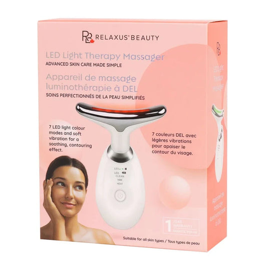 Relaxus: LED Light Therapy Face Massager