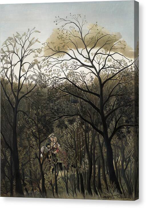 Rendezvous in the Forest - Canvas Print