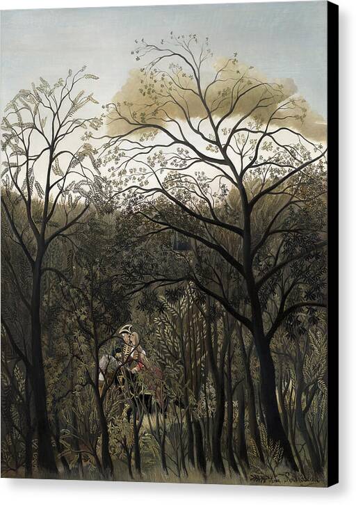 Rendezvous in the Forest - Canvas Print