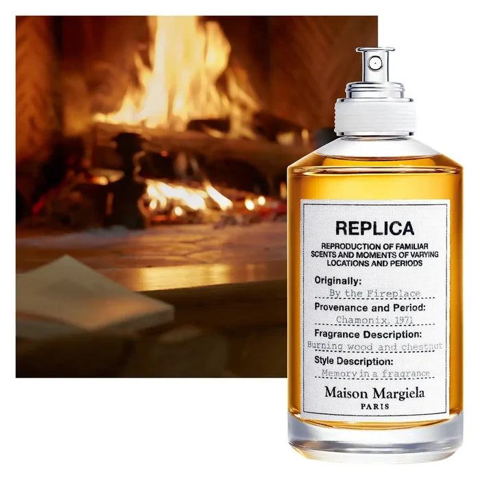 REPLICA BY THE FIREPLACE