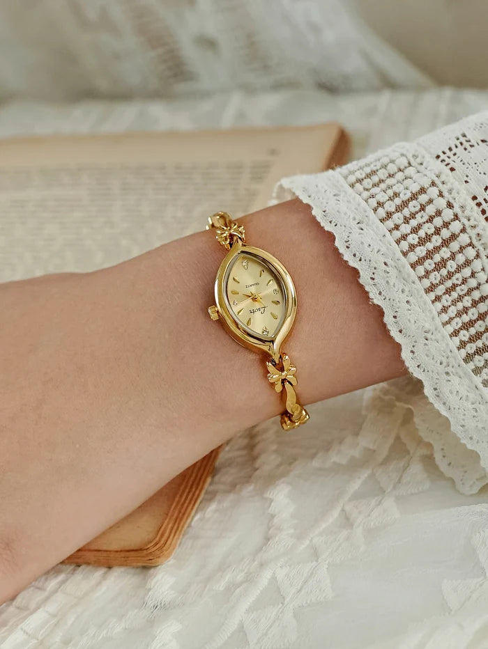 Retro Gold Small Dial Women's Watch