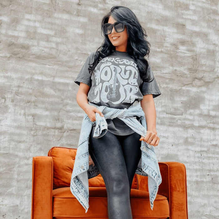 Rock n’ Roll World Tour Tee - Mommy Apparel