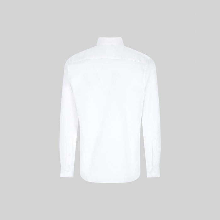 ROLLS SHIRT LONG SLEEVE WHITE | Monastery Couture