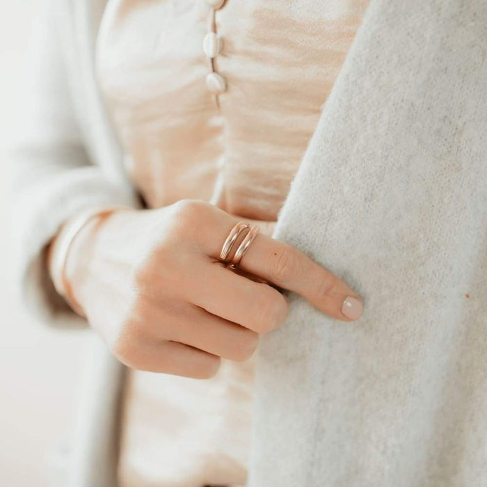 Rose Gold Journey Ring - Women’s Bangles
