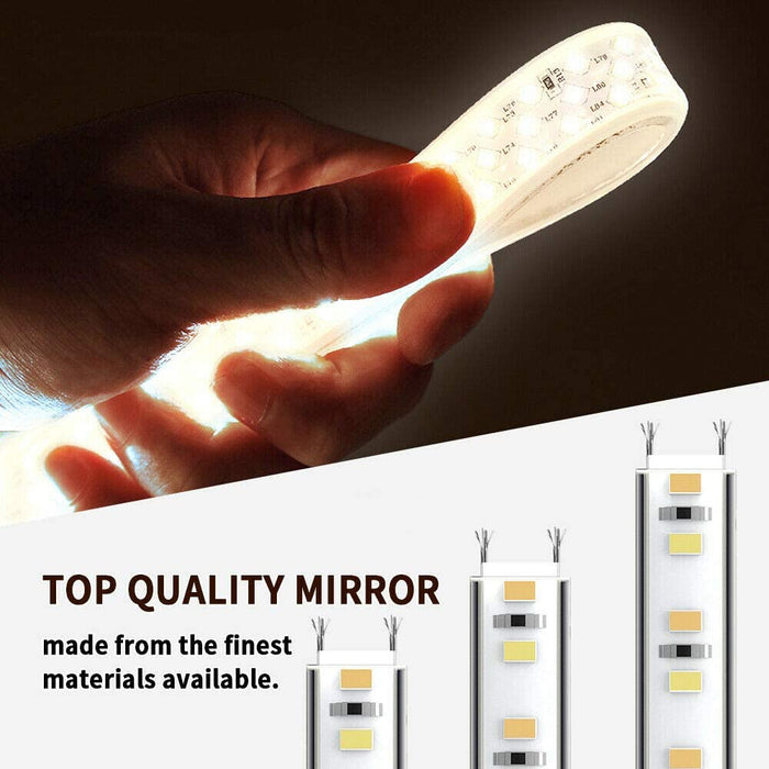 Round Tango Led Bathroom Mirror With Touch Sensor & Dimmable (3 Lights Integrated)