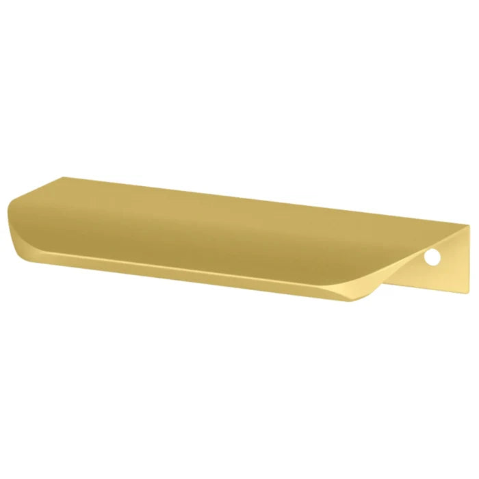 Rounded Edge-Mount Profile Handle 18-7/8 inch (480 mm) - 19-11/16 inch (500 mm) Overall Length - Gold