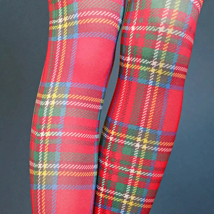 Royal Stewart Tartan Plaid Tights