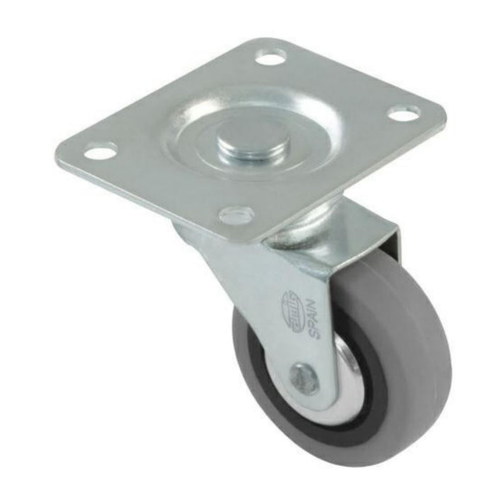 Rubber castor wheel Ø1-15/16 inch Furniture wheels AMIG