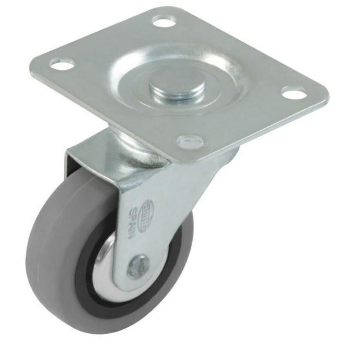 Rubber castor wheel Ø2-3/8 inch Furniture wheels AMIG
