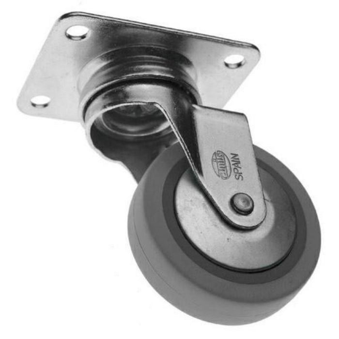 Rubber castor wheel Ø2-3/8 inch Furniture wheels AMIG
