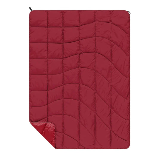 Rumpl Nanoloft Flame Travel Blanket Crimson