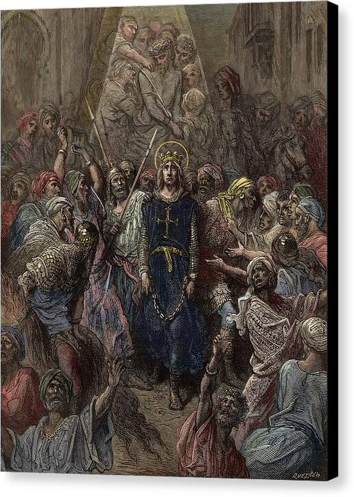 Saint Louis taken prisoner - Canvas Print