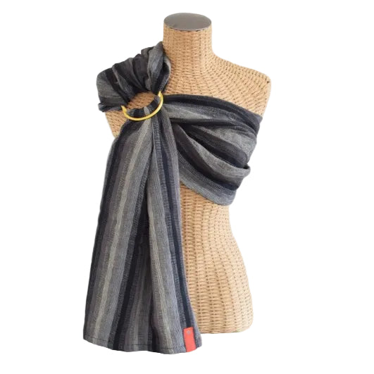 Sakura Bloom Linen Ring Sling - Lava Gradient