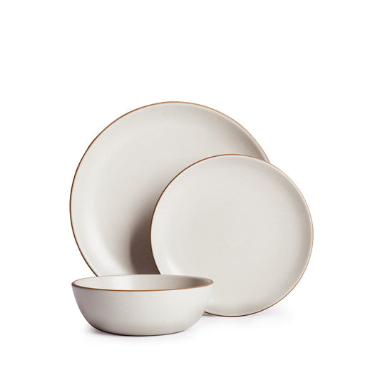Sand 3-Piece Dinnerware Set
