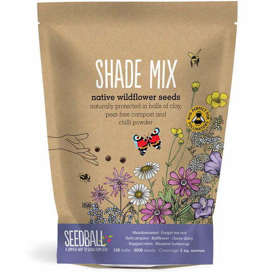 Seedball Wildflower Grab Bag - Shade Mix &Keep