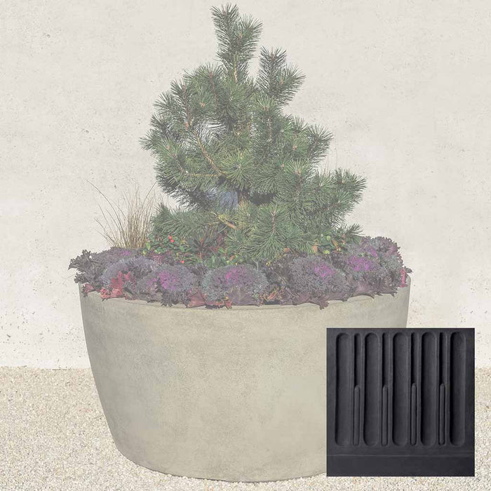 48" W x 24" H / Nero Nuovo