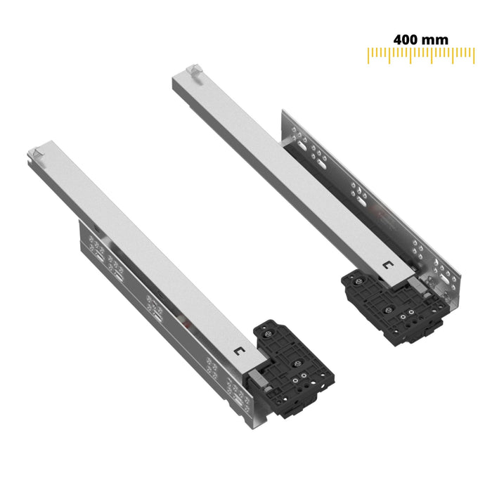 Set of Soft-Close Undermount Slides (left and right), Full Extension (8) – Furnica