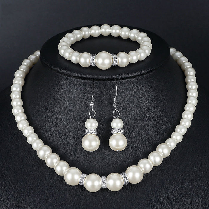 SET660 - Three Piece Pearl Fashion Jewellery Set