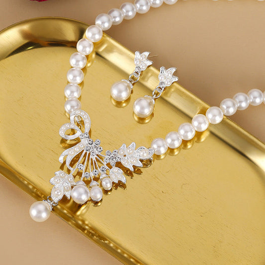 SET662 - Elegant Pearl Jewellery Set