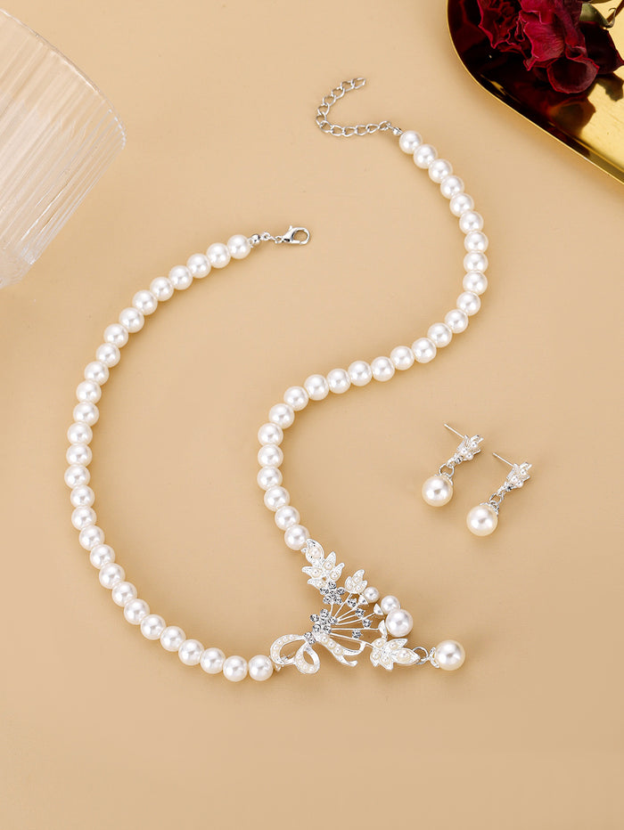 SET662 - Elegant Pearl Jewellery Set