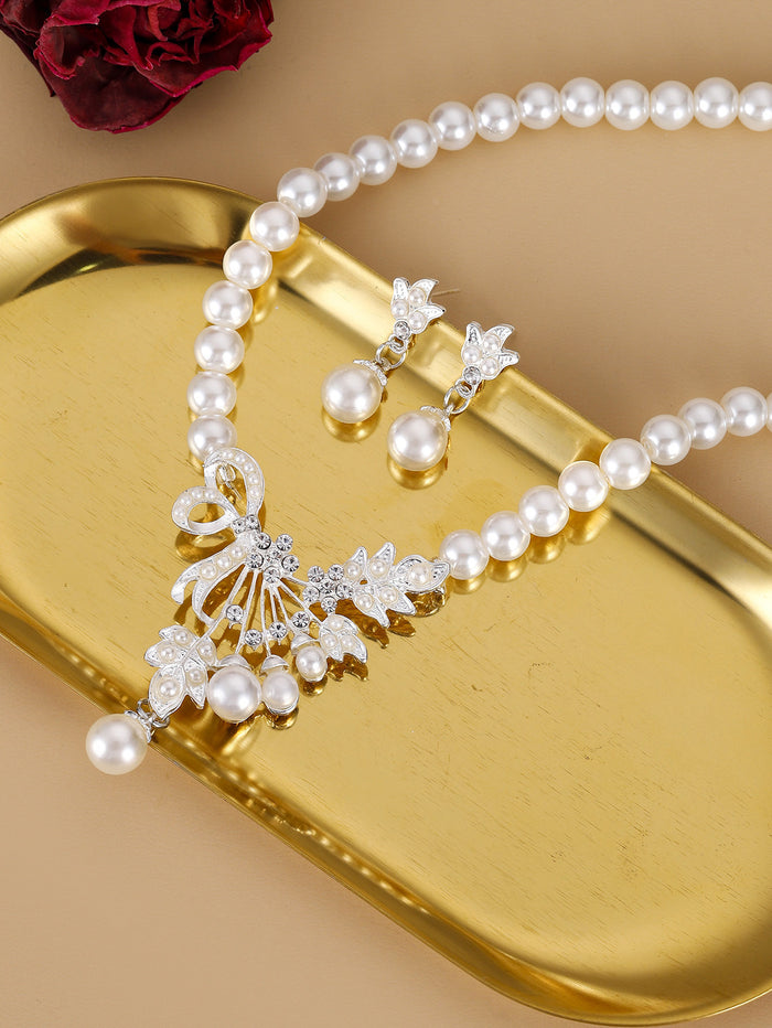 SET662 - Elegant Pearl Jewellery Set