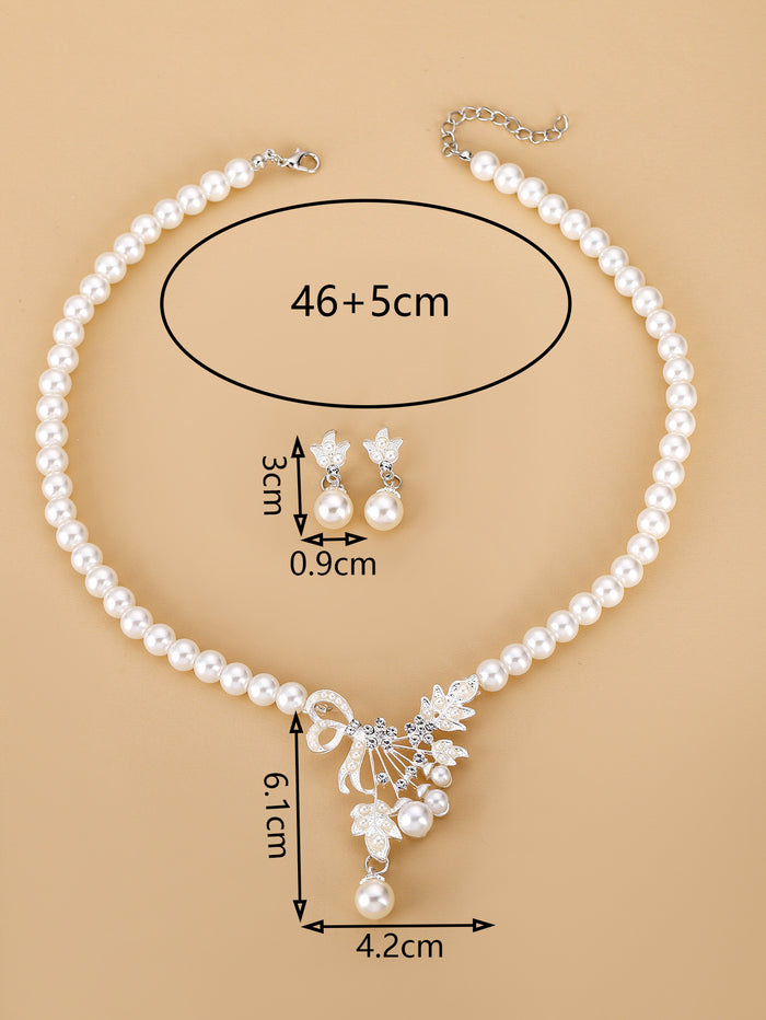 SET662 - Elegant Pearl Jewellery Set