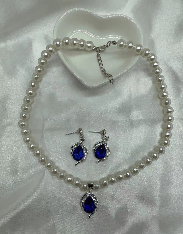 SET665 - Elegant Pearl Fashion Jewellery Set