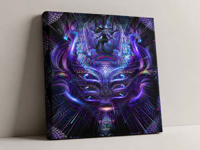 She Loves Me Stretched Canvas Print