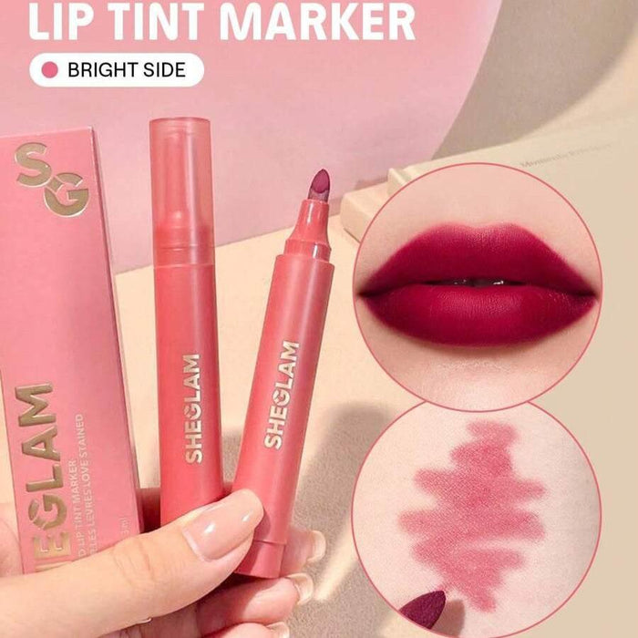 SHEGLAM Love Stained Lip Tint Marker - Matte Red Pen - Lip Products - SHEGLAM -- United Arab Emirates -- Pinky Cosmetics