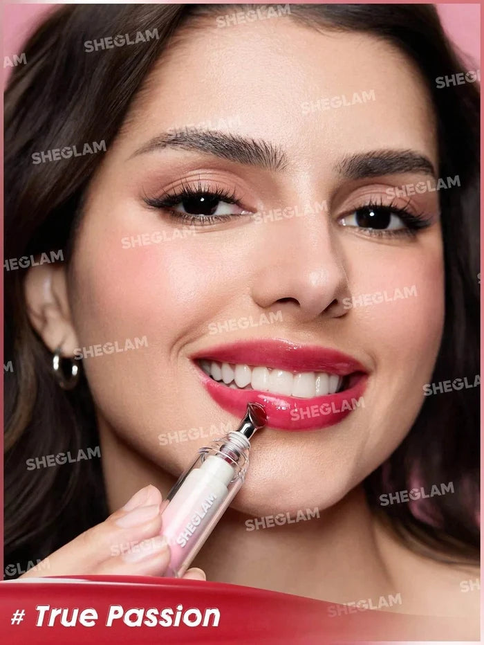 SHEGLAM Push to Plump Booster Shine Plumping Lip Gloss - Lip Products - SHEGLAM -- United Arab Emirates -- Pinky Cosmetics
