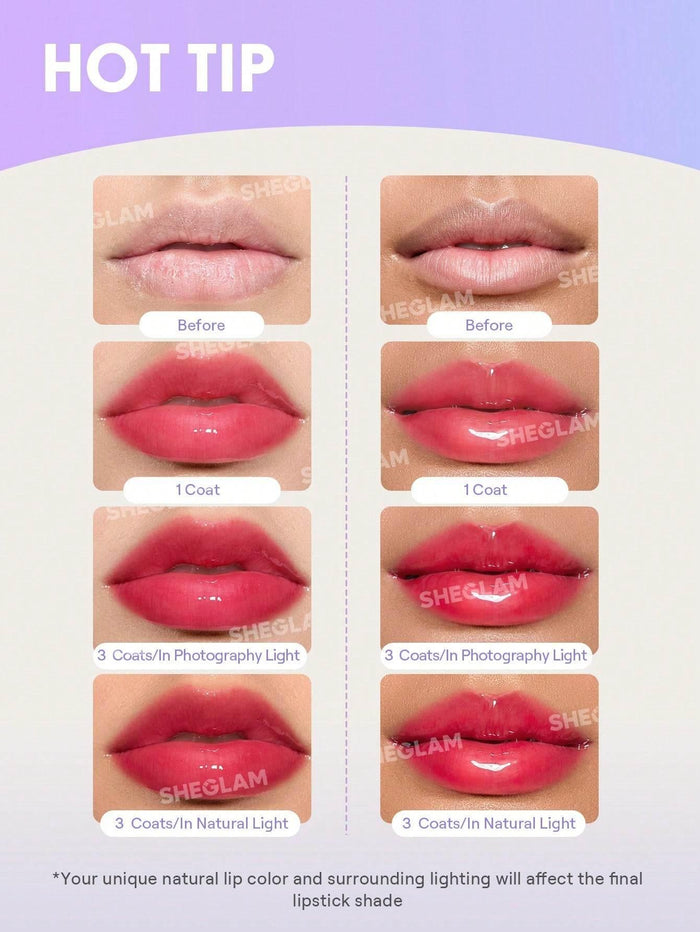 SHEGLAM Push to Plump Booster Shine Plumping Lip Gloss - Lip Products - SHEGLAM -- United Arab Emirates -- Pinky Cosmetics