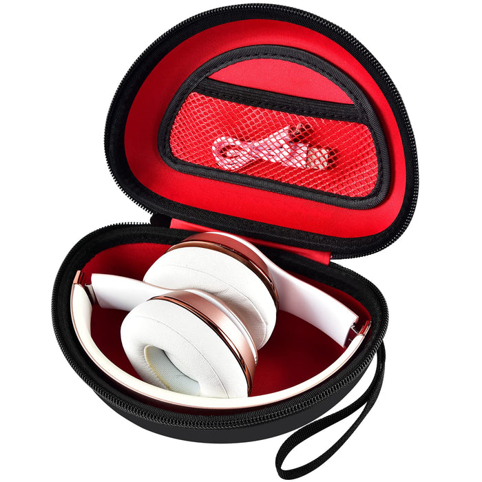 Beats Solo & Studio Headphone Case | ALKOO – Black+Inside Red – protective case product view