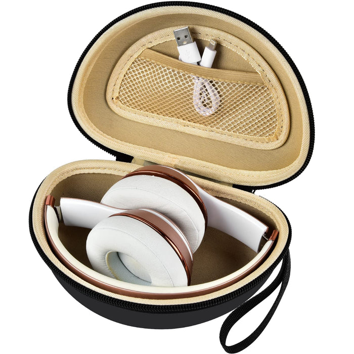 Beats Solo & Studio Headphone Case | ALKOO – Black+Inside Khaki – protective case product view